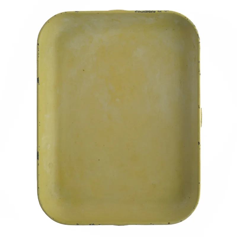 Vintage emaljeret vægt fra Lyssex (str. 16 x 18 cm)