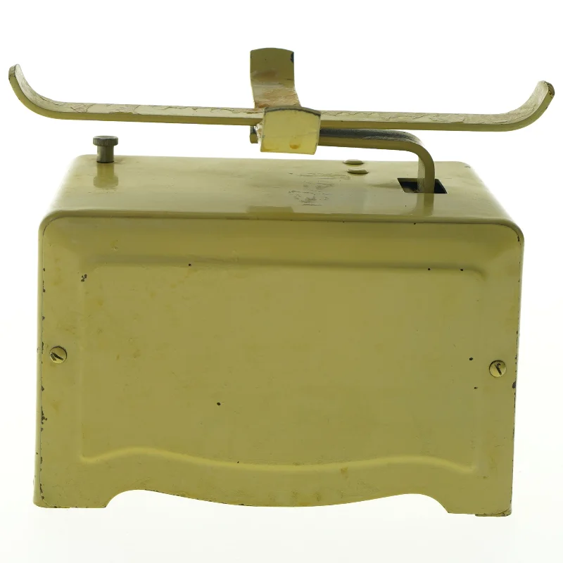 Vintage emaljeret vægt fra Lyssex (str. 16 x 18 cm)