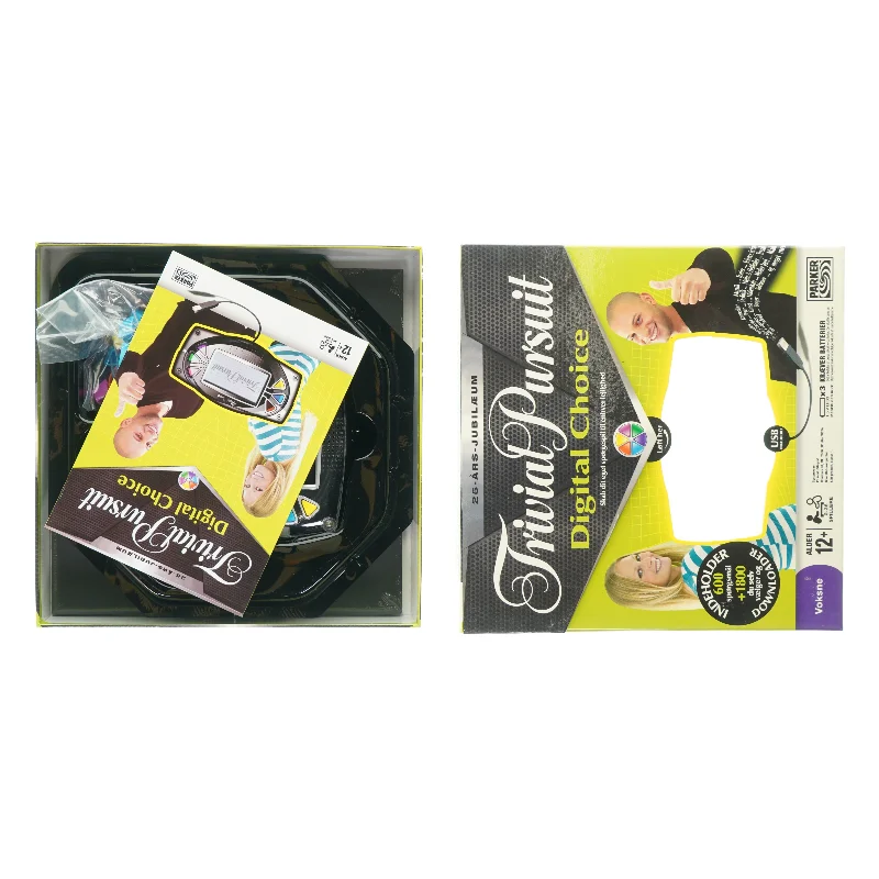 Trivial Pursuit spil (str. 28 x 28 x 7cm)