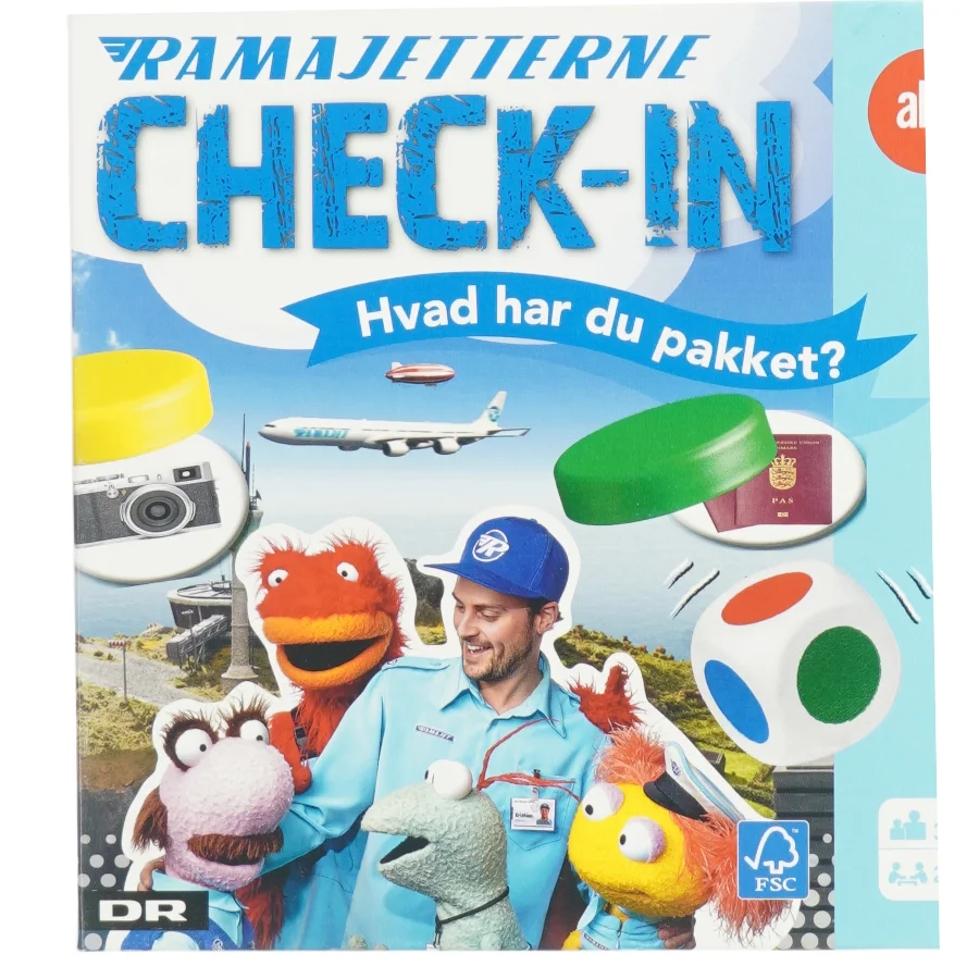 Check-in spil (str. 20 x 20 x 5cm)