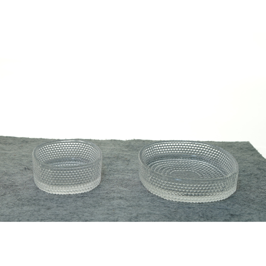 Glas skåle fra Normann (str. 12 x 3 cm 9 x 4 cm)