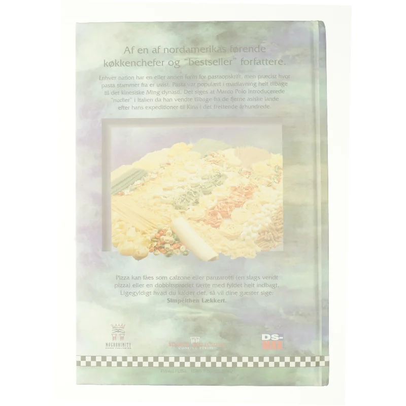 Den originale pizza og pastakogebog fra Bog