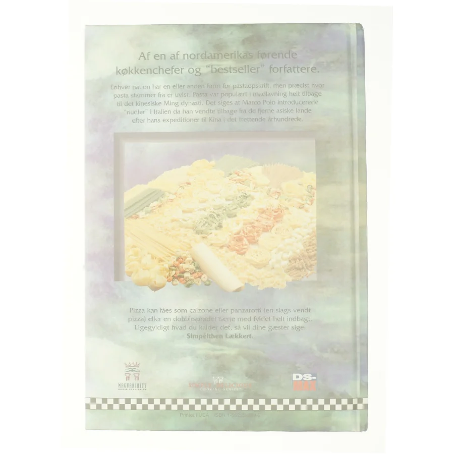 Den originale pizza og pastakogebog fra Bog