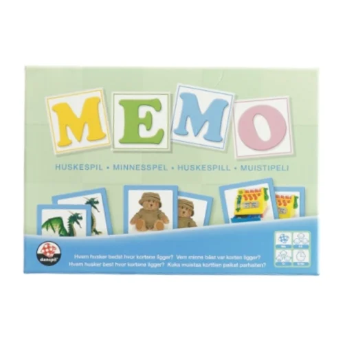 Memo spil (str. 25 x 17 x 5cm)
