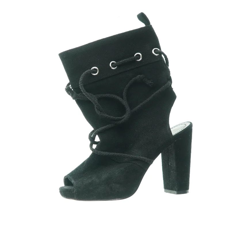 Høj hæle i ruskind fra H&M (str. 38)