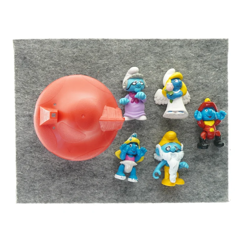 Smølfelegetøj (str. 12 x 8cm)