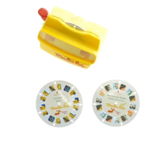 View-Master med billedskiver fra Moulin Roty (str. 11 x 8 cm)