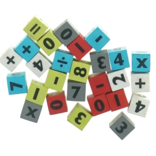 Viskelæder terninger (str. 2 cm)