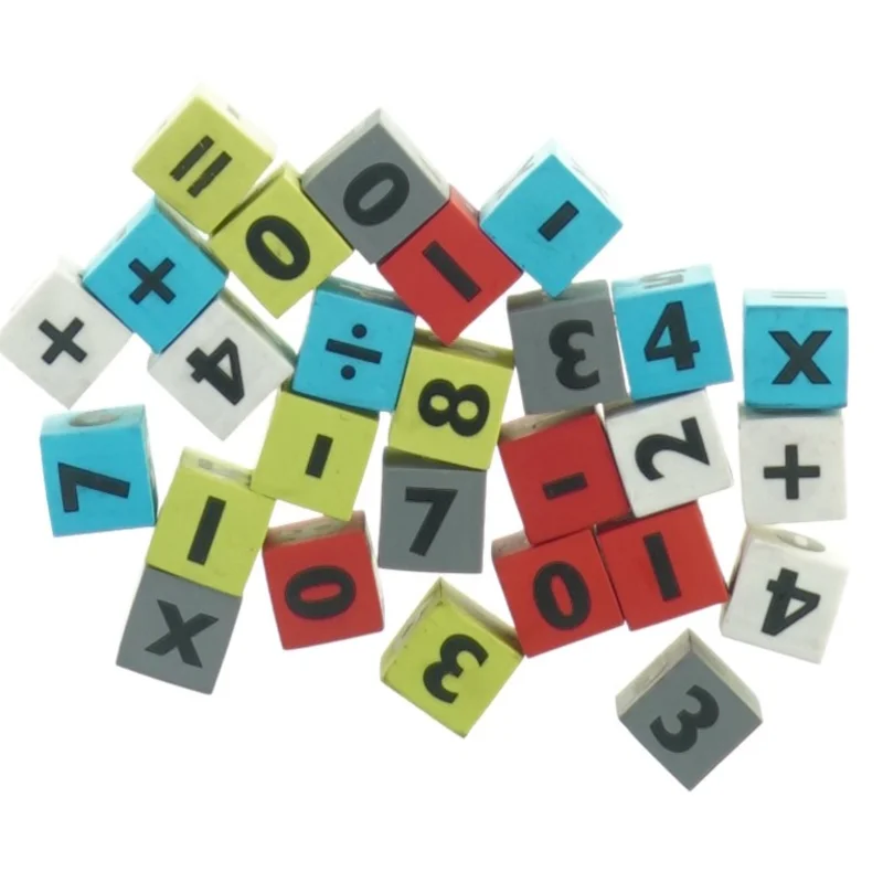 Viskelæder terninger (str. 2 cm)