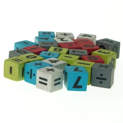 Viskelæder terninger (str. 2 cm)