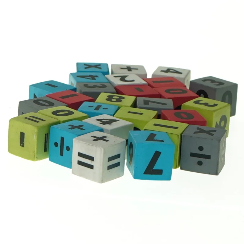 Viskelæder terninger (str. 2 cm)