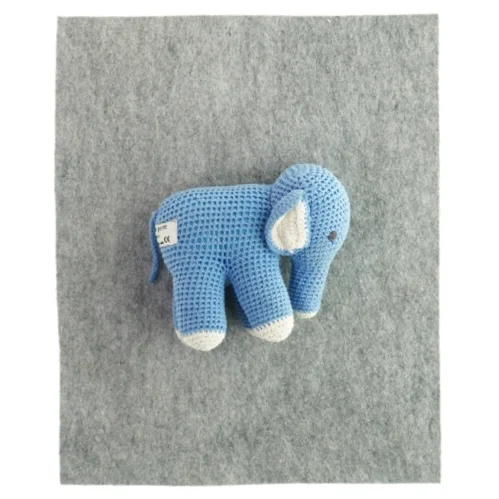 Hæklet elefant (str. 17 x 13cm)