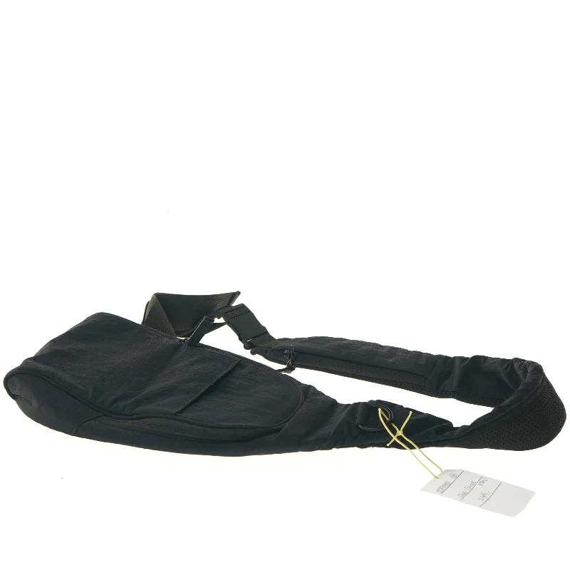 Sort crossover-/bæltetaske (str. 55 cm)