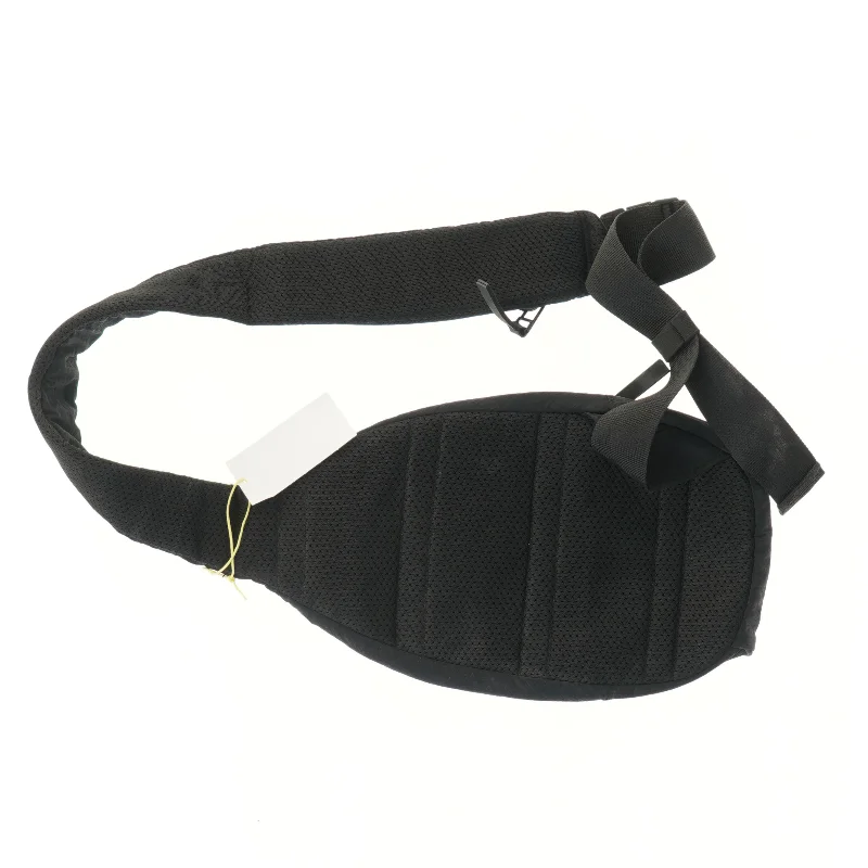Sort crossover-/bæltetaske (str. 55 cm)