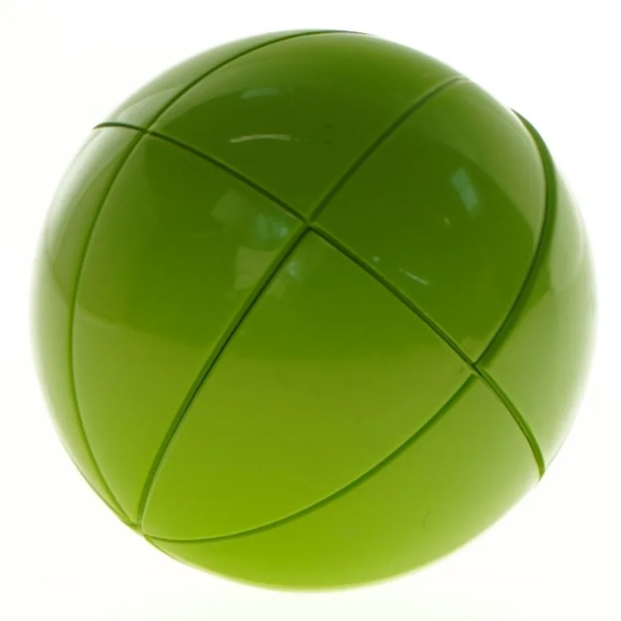 Grøn puslespilsbold (str. Diameter 8 cm)