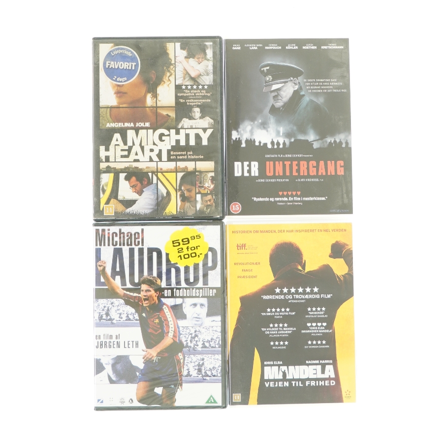 Dvd'er 4 styk fra Dvd
