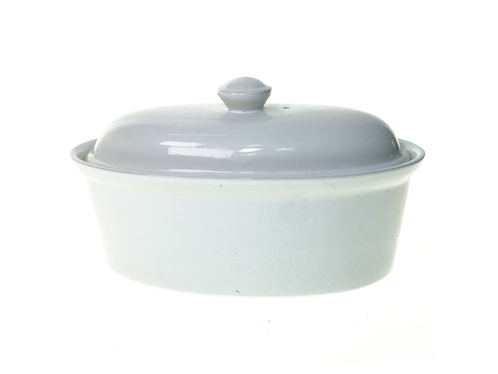 Terrin med låg (str. 24 x 15 x 11 cm)