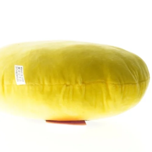 Gul plyspude, smiley (str. 32 x 27 cm)