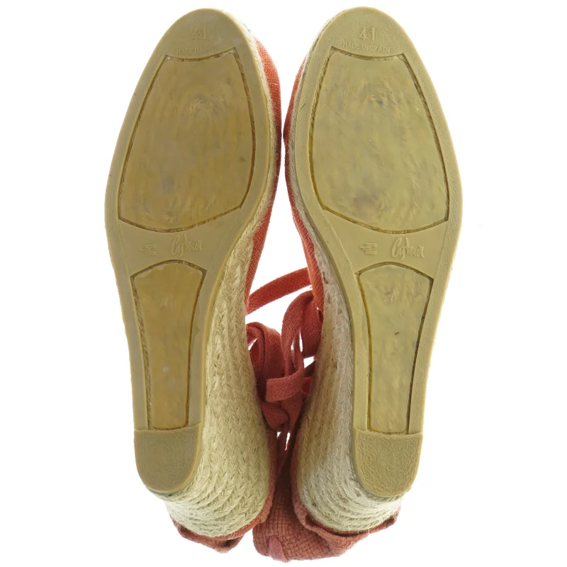 Espadrilles med kilehæl (str. 41)