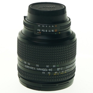 Nikon Zoom Objektiv 24-120 mm / 1:3,5-5,6 fra Nikon (str. Længde 10 cm ø 7,5 cm)