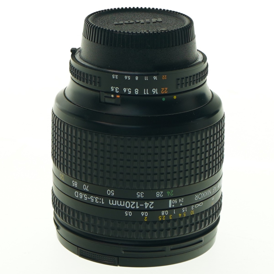 Nikon Zoom Objektiv 24-120 mm / 1:3,5-5,6 fra Nikon (str. Længde 10 cm ø 7,5 cm)