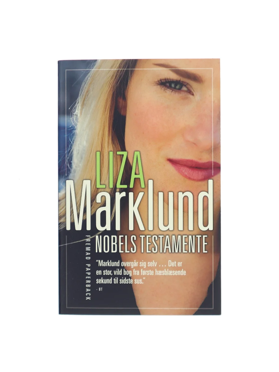 Forsiden af Nobels testamente af Liza Marklund