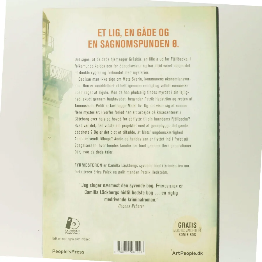 Fyrmesteren : kriminalroman (Klassesæt) af Camilla Läckberg (Bog)