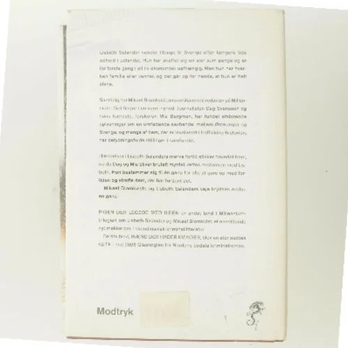 Pigen der legede med ilden af Stieg Larsson (Bog)