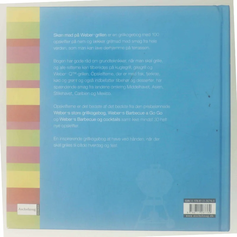 Skøn mad på Weber grillen (Bog)