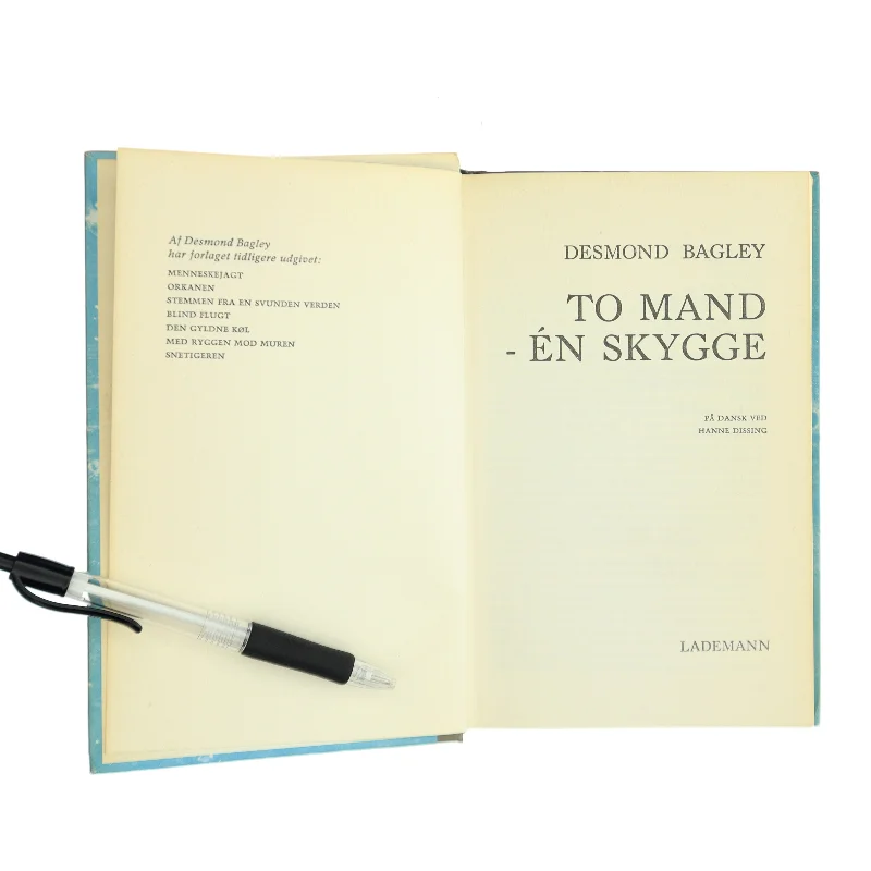 To mand - én skygge af Desmond Bagley (Bog)