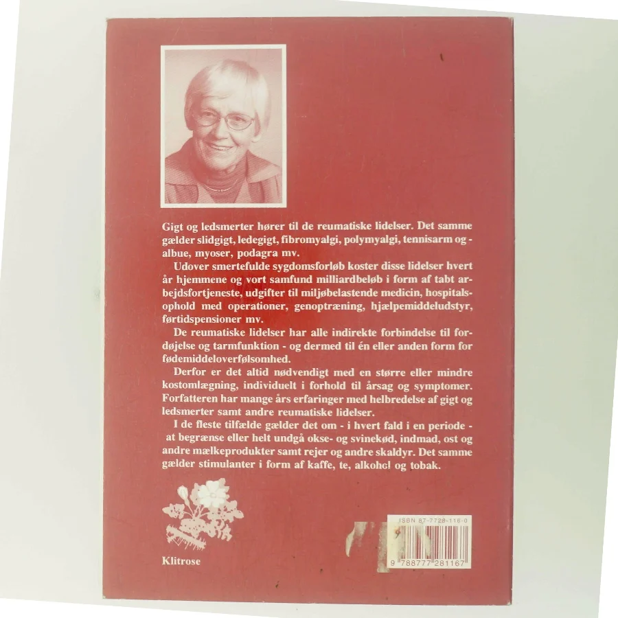 Spis dig fra ledsmerter, gigt og : en kogebog af Ellen Møller (f. 1933) (Bog)