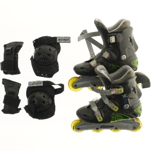 Inlinerskøjter med beskyttelsesudstyr fra Atlanta (str. 40 )