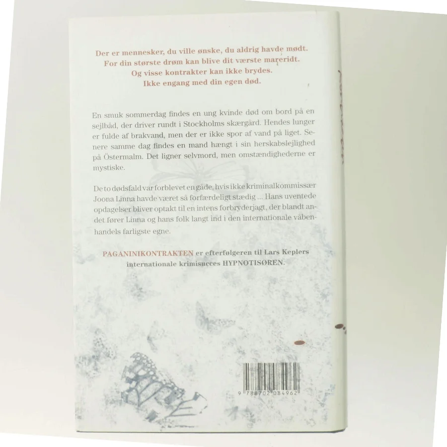 Paganinikontrakten : Kriminalroman (Danish Language) af Lars Kepler (Bog)