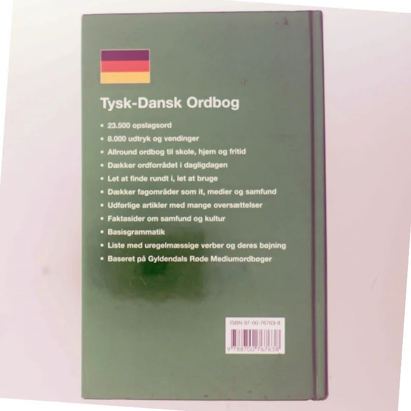 Tysk-dansk ordbog (Bog)