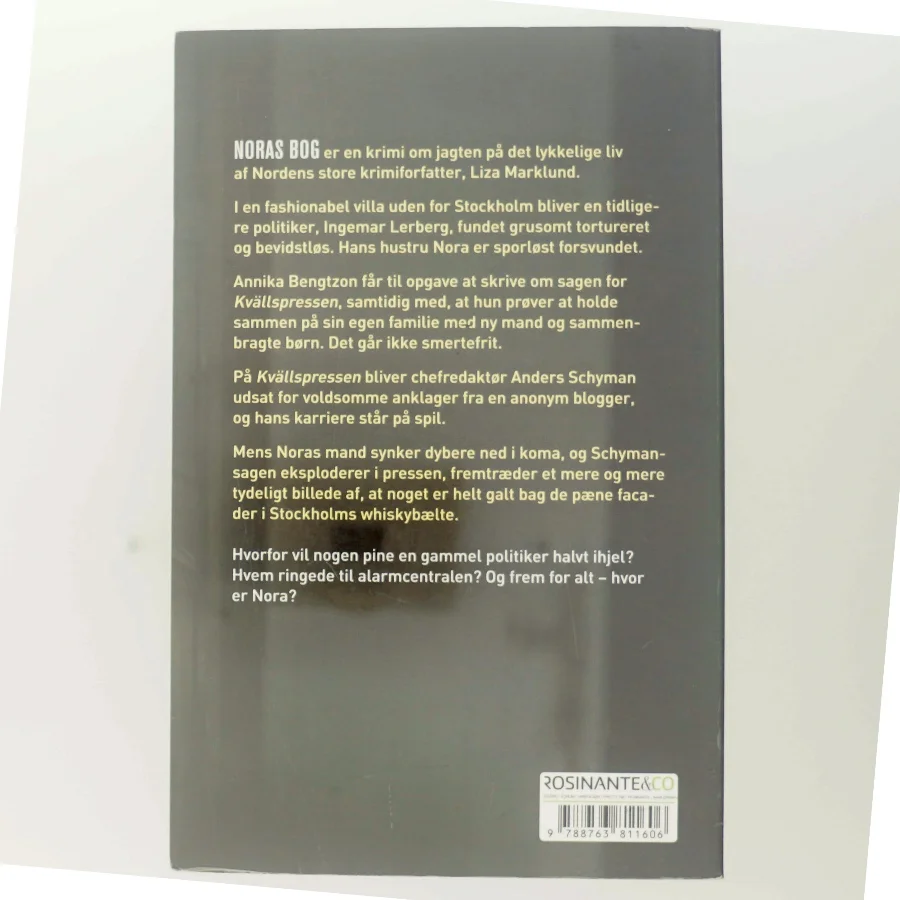 Noras bog : krimi af Liza Marklund (Bog)