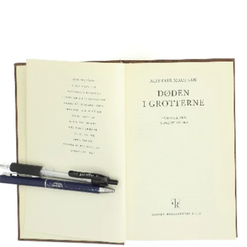 Døden i Grotterne af Alistair Maclean (Bog)