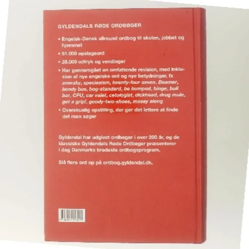 Engelsk-dansk ordbog af Jens Axelsen (Bog)