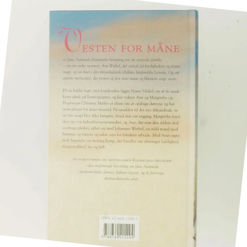 Vesten for måne af Jane Aamund (Bog)