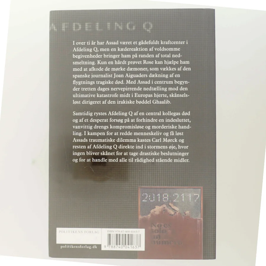 Afdeling Q - Bind 8 af Jussi Adler-Olsen (Bog)