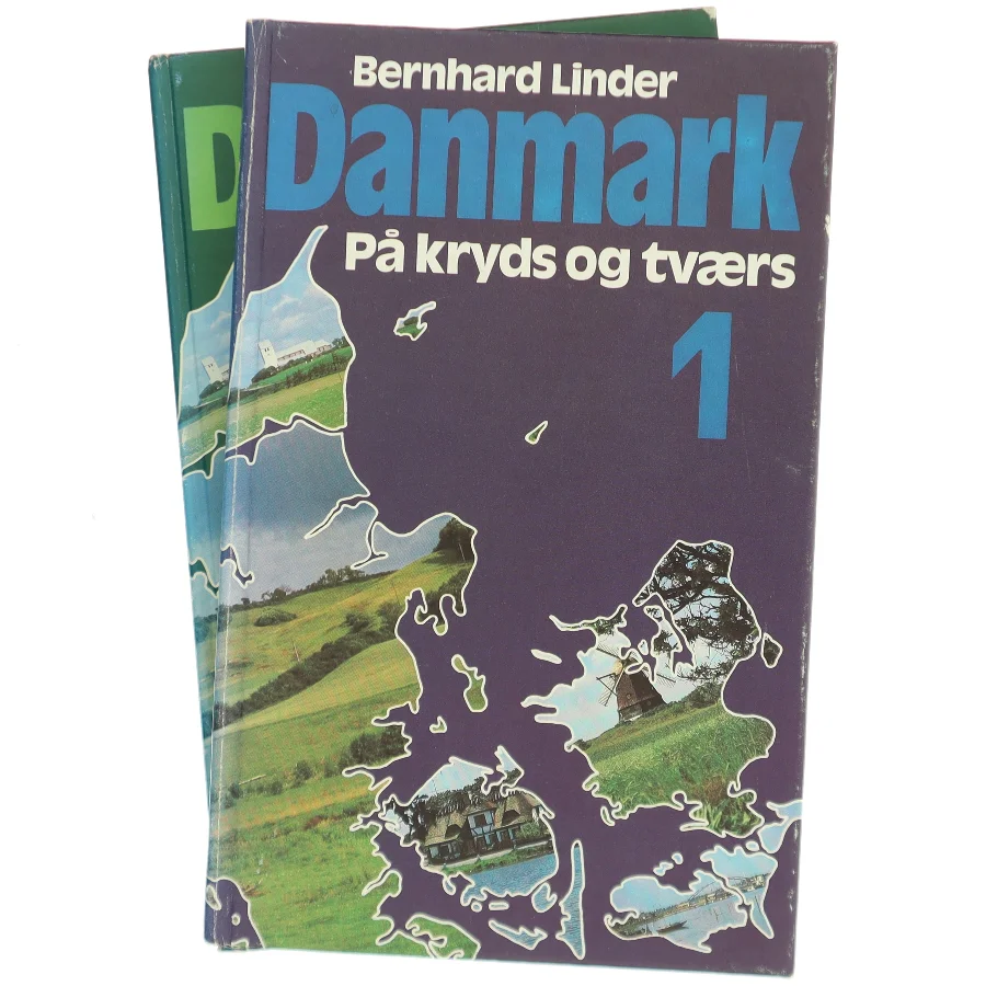 Danmark på kryds og tværs 1 af Bernhard Linder (Bog)