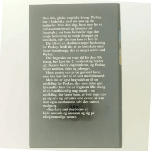 Stærkere end skæbnen af Bryce Courtenay (Bog)