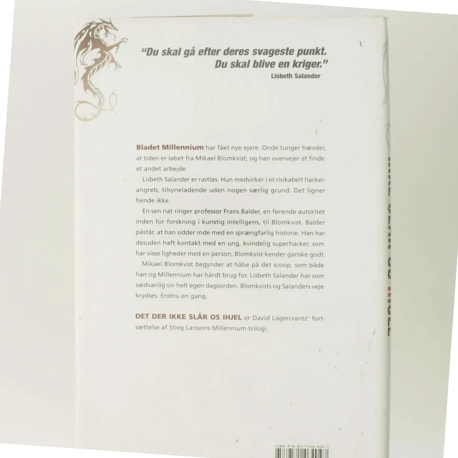 Det der ikke slår os ihjel af David Lagercrantz (Bog)