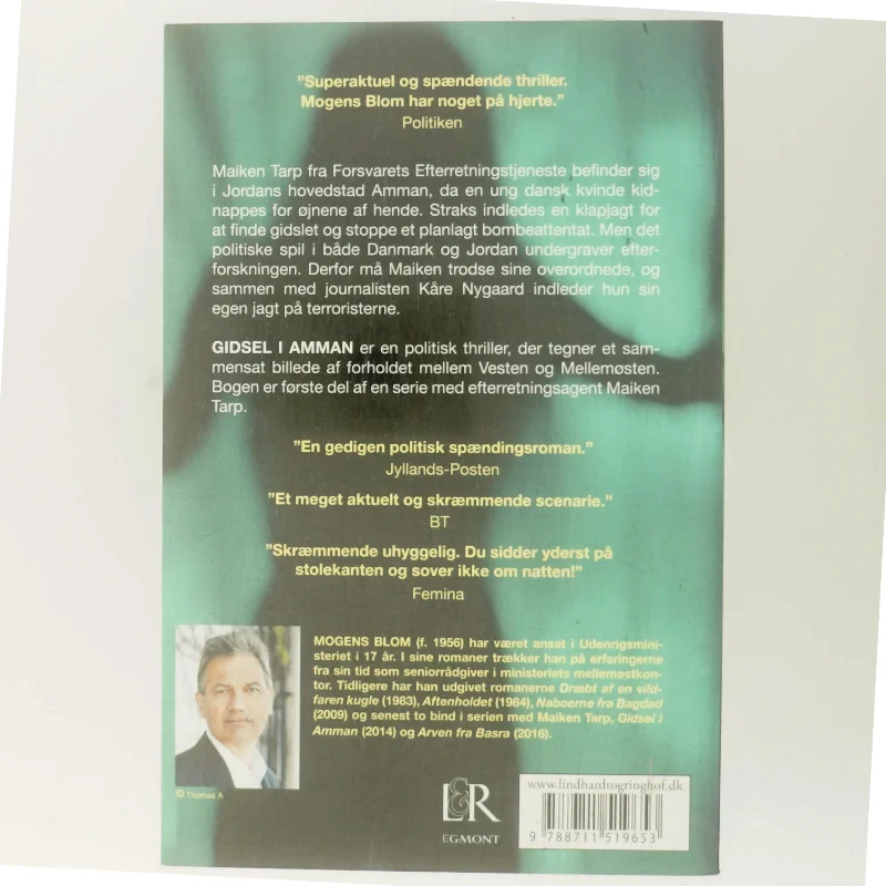 Gidsel i Amman af Mogens Blom (f. 1956) (Bog)