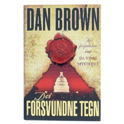 Det forsvundne tegn af Dan Brown (Bog)