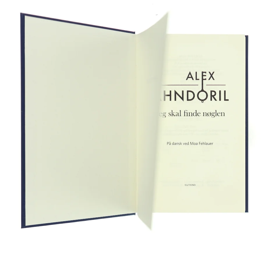 Jeg skal finde nøglen af Alex Ahndoril (Bog)