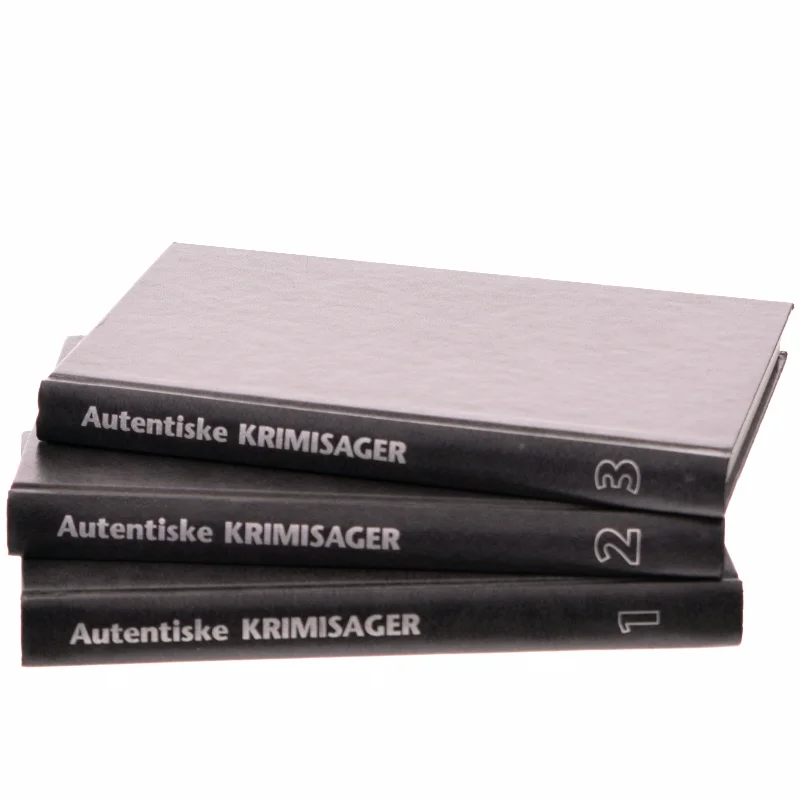 Sæt af 'Autentiske KRIMISAGER' bøger