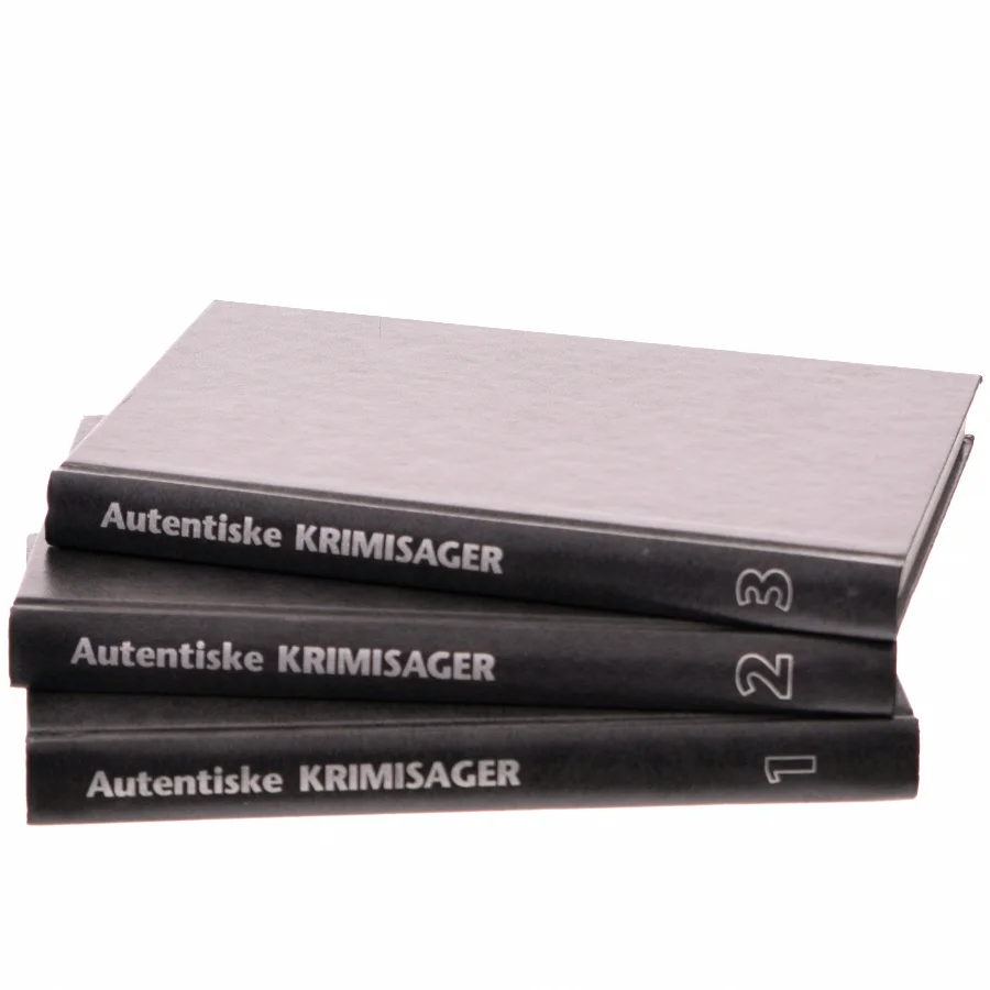 Sæt af 'Autentiske KRIMISAGER' bøger