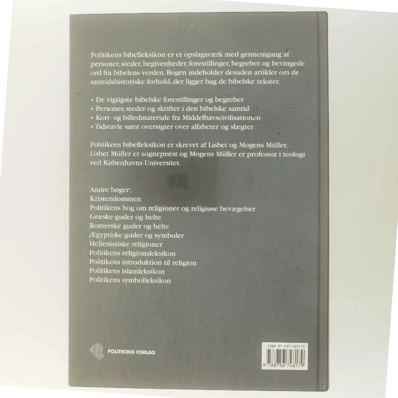 Politikens bibelleksikon (Bog)
