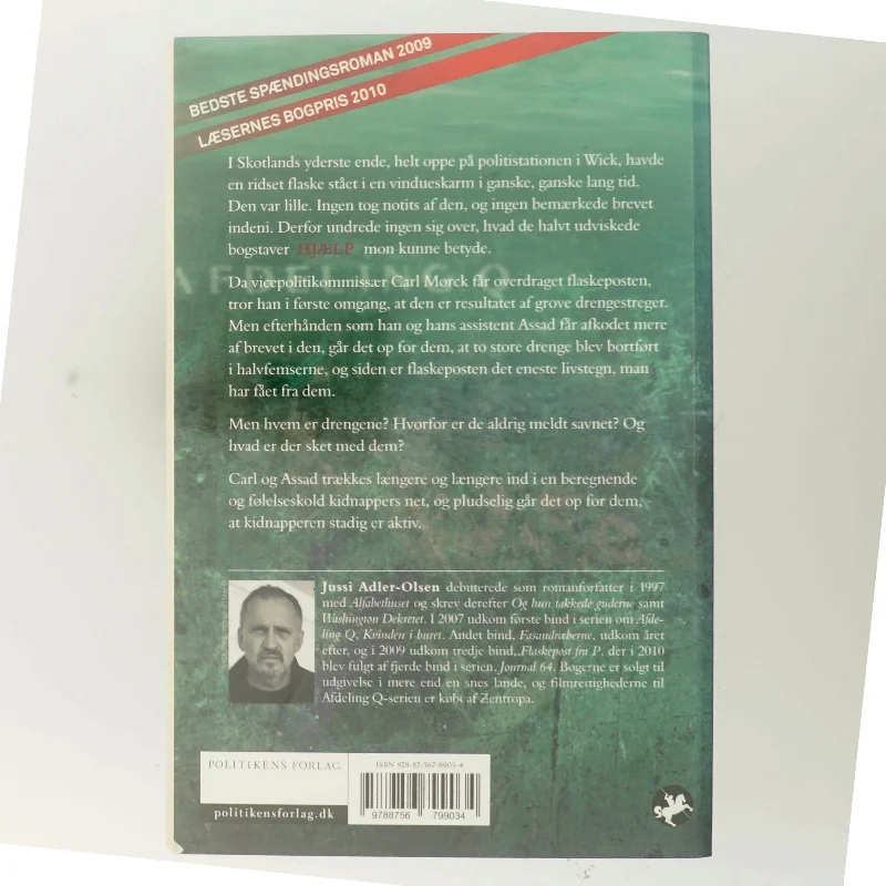 Flaskepost fra P af Jussi Adler-Olsen (Bog)