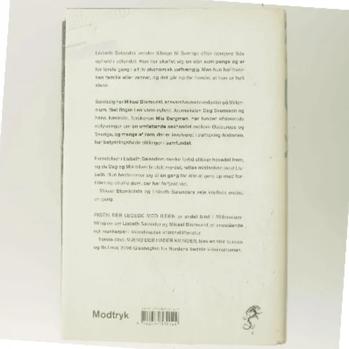 Pigen Der Legede Med Ilden af Larsson, Stieg (Bog)